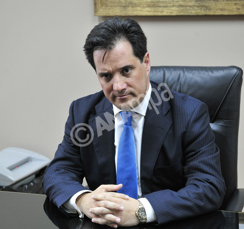 Ο νέος υπουργός Υγείας Άδωνις Γεωργιάδης /Τρίτη 25 Ιουνίου 2013. /ΑΠΕ-ΜΠΕ/ΑΠΕ-ΜΠΕ/Φώτης Πλέγας Γ.
