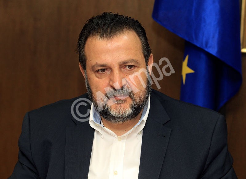 Φωτογραφία αρχείου. Ο υφυπουργός Εργασίας Βασίλης Κεγκέρογλου συμμετέχει σε ευρεία σύσκεψη υπό τον υπουργό Εργασίας Γιάννη Βρούτση (δεν εικονίζεται), Αθήνα, Πέμπτη 12 Σεπτεμβρίου 2013. ΑΠΕ-ΜΠΕ/ΑΠΕ-ΜΠΕ/ΣΥΜΕΛΑ ΠΑΝΤΖΑΡΤΖΗ