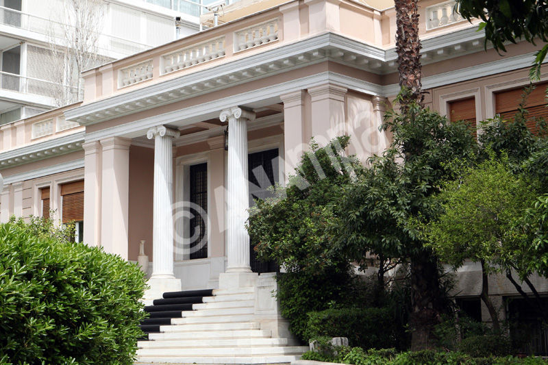 Άποψη του Μεγάρου Μαξίμου , Κυριακή 7 Απριλίου 2013. ΑΠΕ-ΜΠΕ/ΑΠΕ-ΜΠΕ/Παντελής Σαΐτας