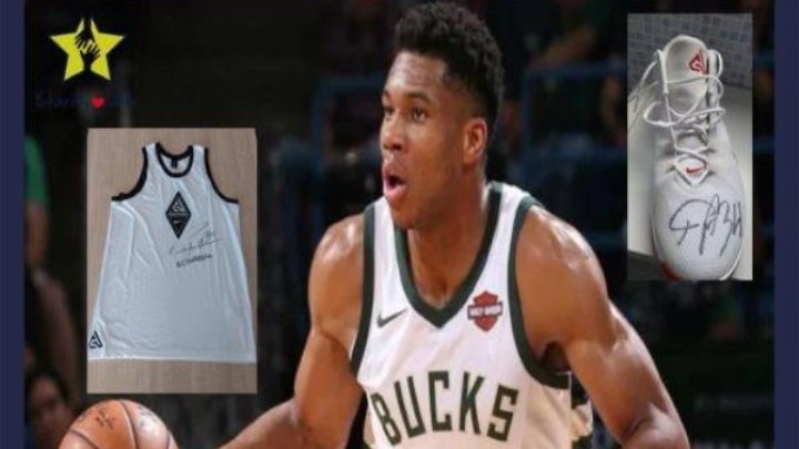 Σε δημοπρασία υπογεγραμμένα παπούτσια και συλλεκτική εμφάνιση του Γιάννη Αντετοκούνμπο-1