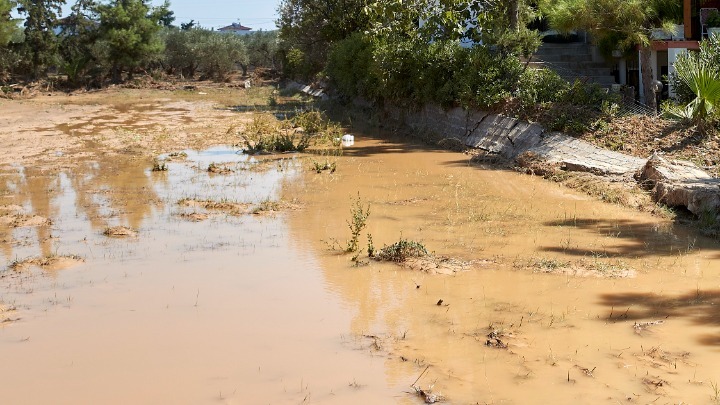 Ιθάκη: Πλημμύρησε το Βαθύ από την έντονη βροχόπτωση Ιθάκη: Πλημμύρησε το Βαθύ από την έντονη βροχόπτωση