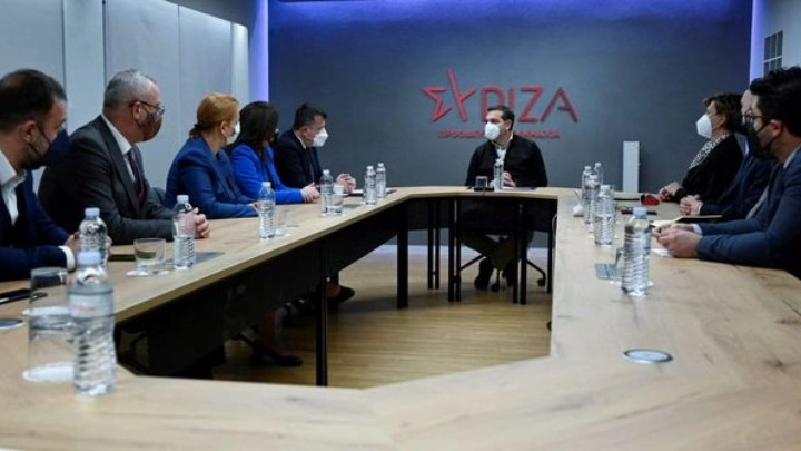 Συνάντηση Αλ. Τσίπρα με αλβανική κοινοβουλευτική αντιπροσωπεία Συνάντηση Αλ. Τσίπρα με αλβανική κοινοβουλευτική αντιπροσωπεία