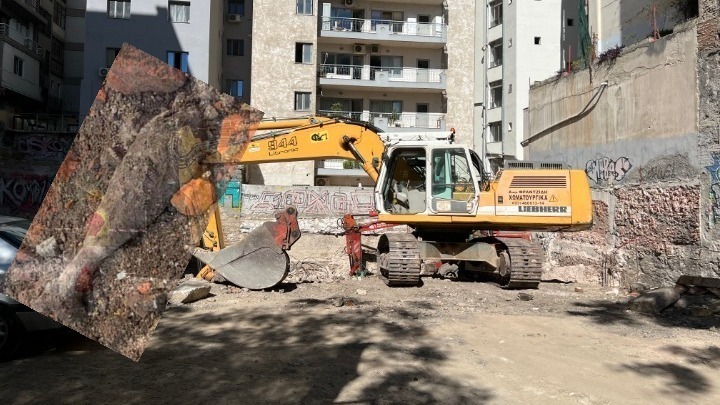 Ξεθάβουν συνεχώς οβίδες από το εργοτάξιο στην Λέοντος Σοφού - ΑΠΕ-ΜΠΕ