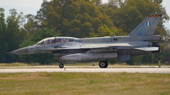 Πτώση μαχητικού αεροσκάφους F-16 στη θαλάσσια περιοχή της Ψαθούρας