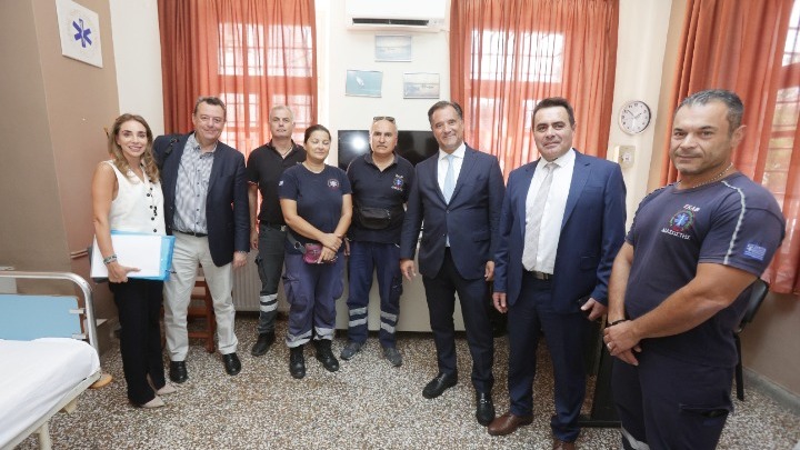 Επίσκεψη του Άδωνη Γεωργιάδη στη Λήμνο