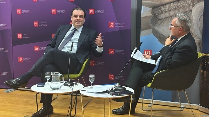 ‘Greece is a model of fiscal discipline and reforms,’ FinMin Pierrakakis tells LSE observatory