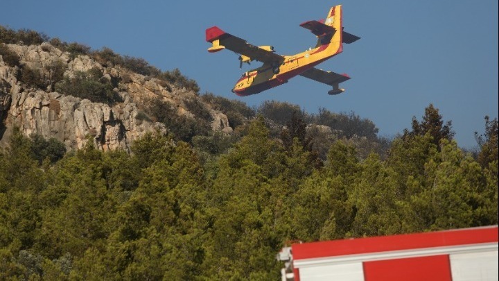 Greek aid to Spain for firefighting efforts